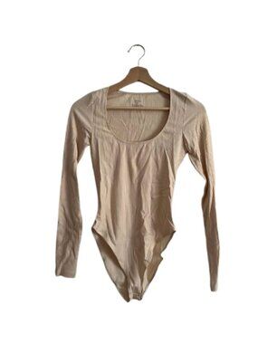 Ozma of California Rosie Bodysuit, Tencel Rib, Shell - M